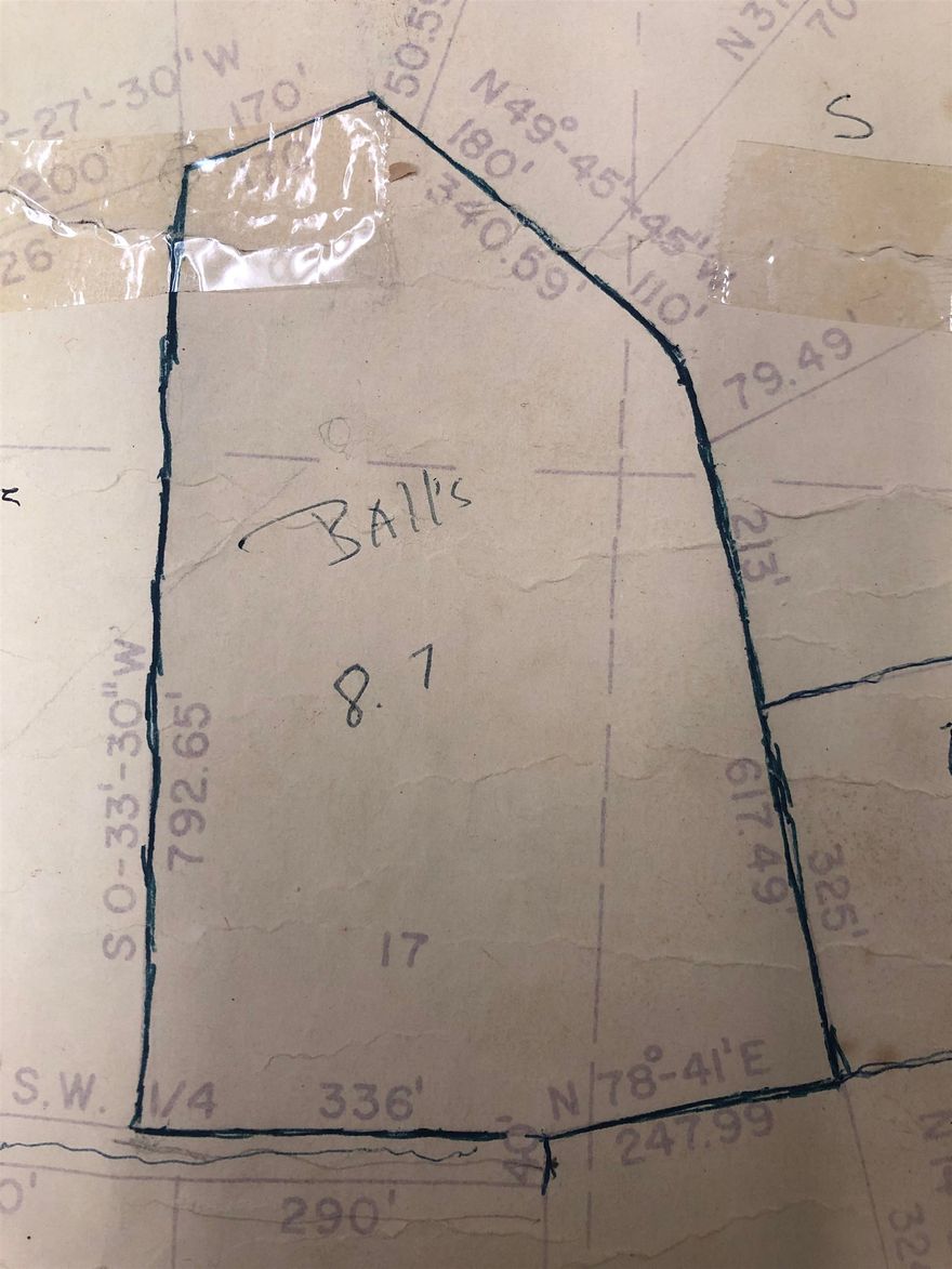 Hunter's Paradise! Are you looking for a place to hunt or to build a home?  Beautiful 8+ acres of land with wildlife for that perfect Hunting Retreat.  This is a peaceful area.