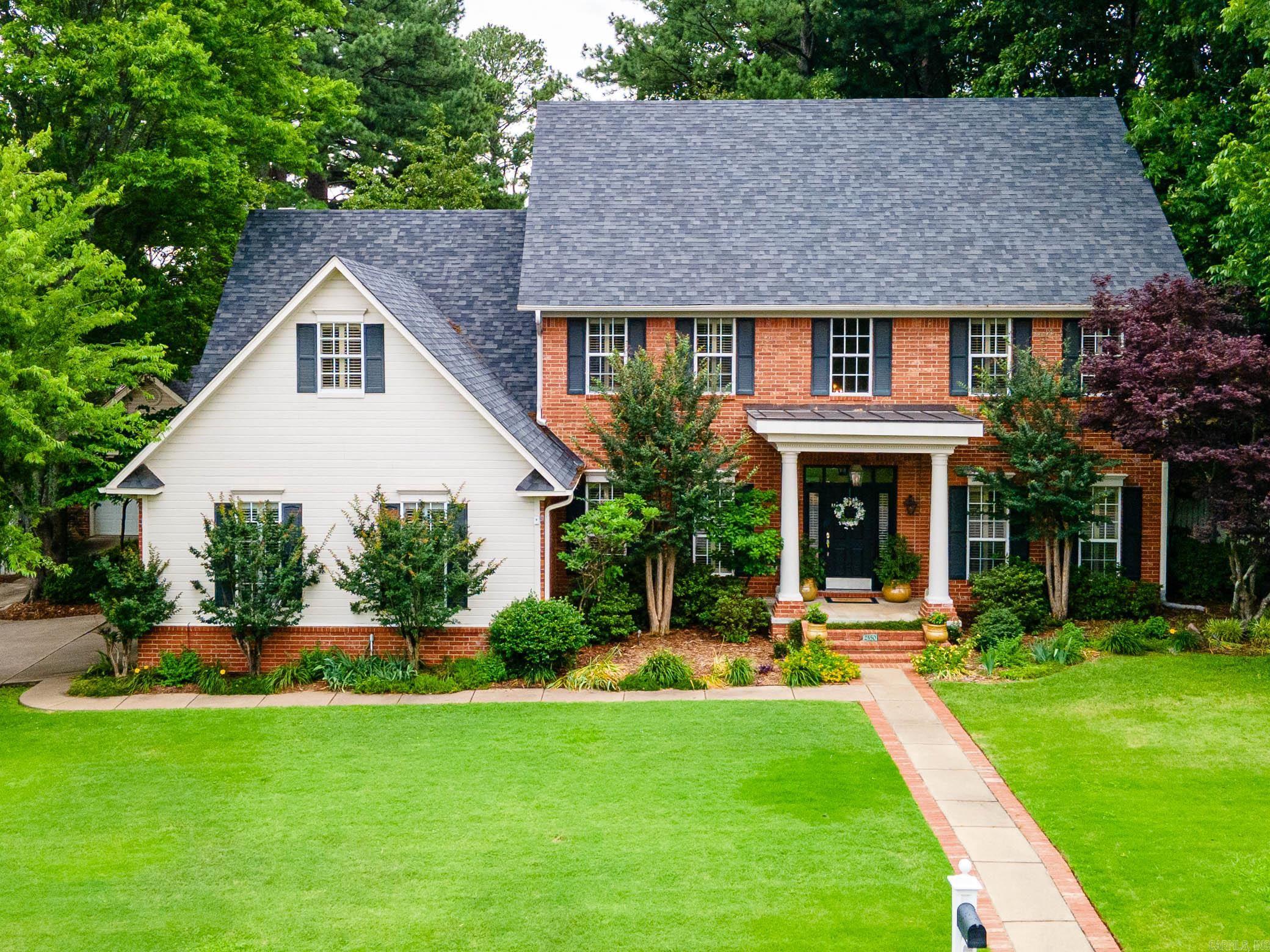 THE SOUGHT AFTER ADAMSBROOKE SUBDIVISON IS THE SETTING FOR THIS CLASSIC HOME ON .43 ACRES. FEATURING 4BR, 3.5 BATHS, BONUS ROOM, OFFICE (COULD BE A 5TH BR) 2 LIVING AREAS, FDR, EAT IN KITCHEN, SCREENED PORCH FOR RELAXING OR ENTERTAINING, 2 CAR ATTACHED AND 1 CAR DETACHED GARAGES, VEGETABLE-HERB-FLOWER GARDEN WITH TIMED IRRIGATION SYSTEM, PLANTATION SHUTTERS, BUILT-INS ON EACH SIDE OF THE FIREPLACE, DBL OVENS. **AGENTS PLEASE SEE IMPORTANT INFORMATION IN THE DOCUMENT SECTION**