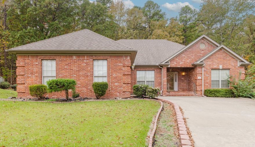 Come home to this beautiful 3 bed 2.5 bath located in the desirable Chenal Valley! This home boasts a split floor plan, separate dining room, Jack and Jill bathroom, hardwood floors, central vacuum system, sprinkler system, gorgeous outdoor landscaping and so much more! Enjoy the private backyard on your covered back deck. All this nestled at the end of the cul de sac! Agent see remarks