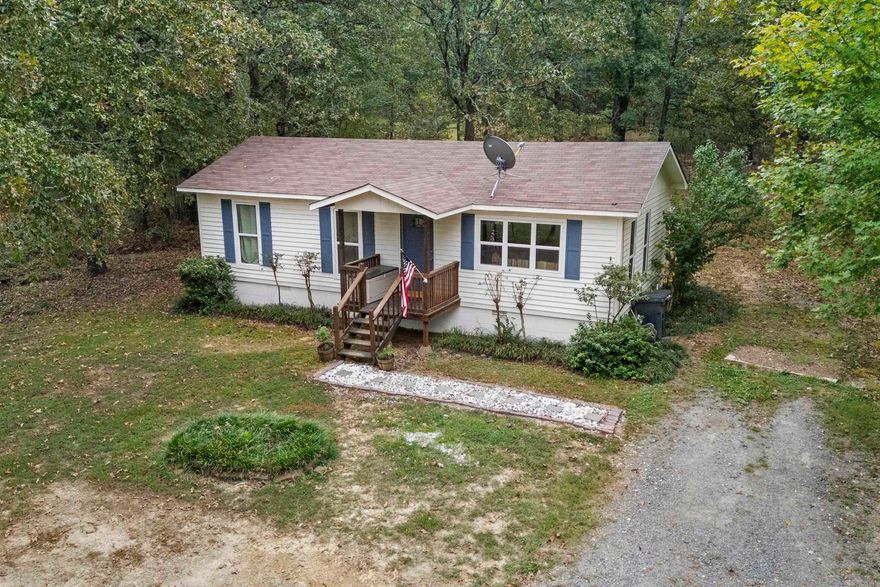 Charming 2-Bedroom, 2-Bath Home on Over 2 Acres  This 800 sq. ft. home offers the perfect mix of comfort and country living. Featuring 2 bedrooms, 2 full baths, and a well-designed layout that makes great use of space.  Recent updates include a new roof and a freshly painted exterior, giving the home great curb appeal and peace of mind for years to come. Inside, you’ll find a bright, open living area and a functional kitchen. Both bedrooms are comfortable in size, this home also includes a storm shelter for added security.  Set on just over 2 acres, there’s plenty of room for outdoor activities, gardening, or adding a shop or guest space. Enjoy quiet surroundings and wide-open views while still being close to town conveniences.  Move-in ready and easy to maintain—this property is a great fit for anyone looking for affordable country living!