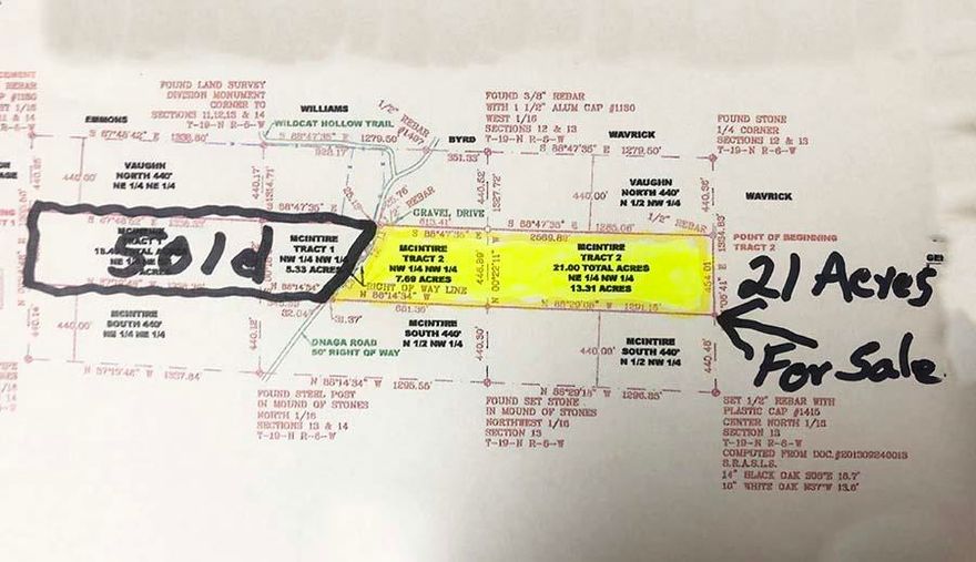 21 Acres on Onaga Rd, Tract 2  outside Cherokee Village City Limits. Wooded undeveloped property.  Priced to sell. Re-surveyed and ready to sell!  Call Me! Note: Seller is looking for Full Price offers only.
