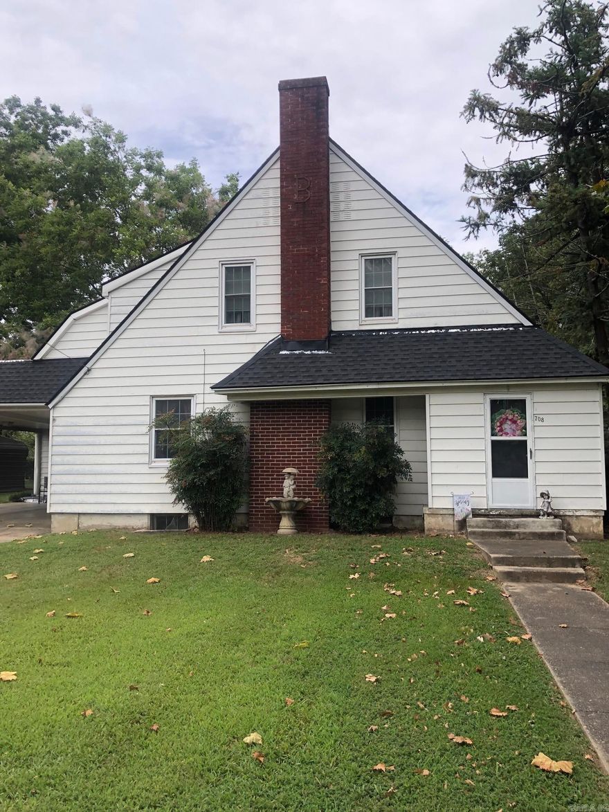The older home with charm has multiple rooms for spacious living. 5 bedrooms which currently are used for various purposes and as an office and storage. The bonus family room off the kitchen provide lots of room for get togethers and entertaining.  The living room; currently used as a huge dining room has a woodburning fireplace if you wish.  The home is filled with multiple closets and storage throughout. The kitchen is located just off the living room and has good access to dining area and family room.   For even more storage you have a basement just off kitchen where you can have your laundry room.  Call your REALTOR today and schedule a tour.