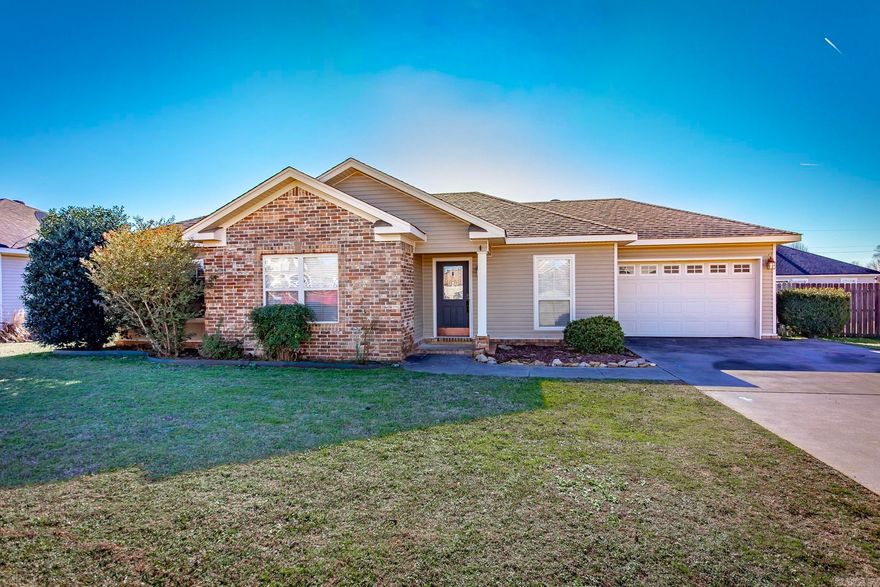 Welcome home to this charming 3-bedroom, 2-bath residence nestled in one of Beebe’s most desirable subdivisions! This 1,270 sq. ft. home features an inviting open floor plan with a spacious kitchen, dining, and living room combination — perfect for entertaining or family gatherings. Enjoy beautiful wood floors, granite countertops, and plenty of natural light throughout. Step outside to a relaxing patio where you can unwind or host BBQs. The property also includes a convenient storage shed and sits on a quiet cul-de-sac, offering both privacy and a safe place for play. Ideally located close to shopping, schools, and easy interstate access — this home truly has it all!