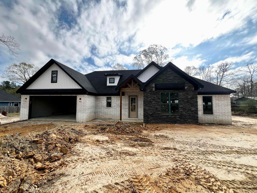 You'll love this beautiful new construction! Check out these Progression Pics!! (Taken 3/30) 4 Bedroom, 2 bath home on 1 acre!! All brick with an abundance of storage, large walk in pantry and a walk through laundry through the custom primary bathroom for your convenience! Nice open floor plan with plenty of cabinets and counter space in the kitchen. Spend time in the mornings drinking your coffee on the covered back porch area! Estimated completion date April/May 2024.