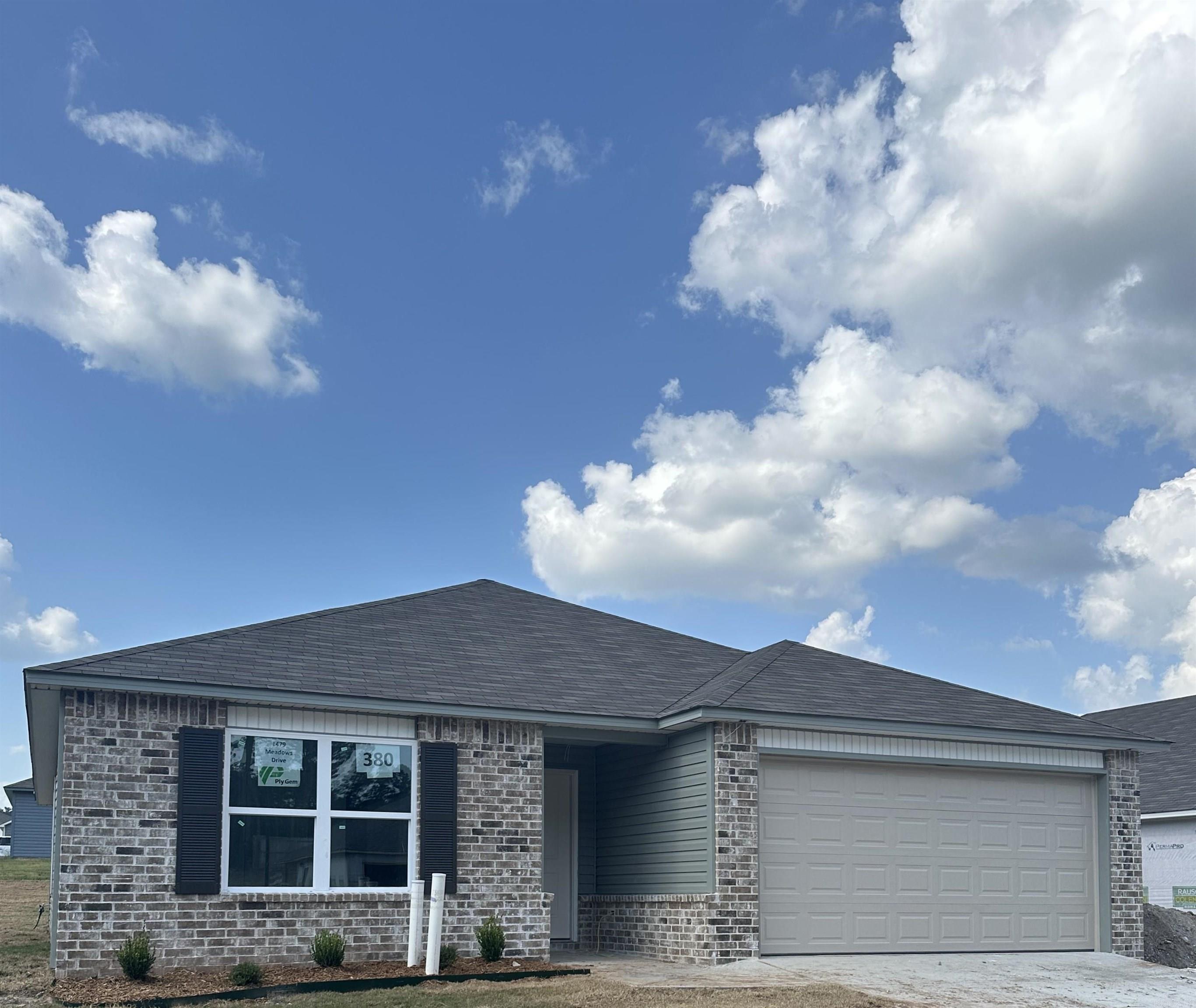 The Foster II plan is a beautiful plan that includes a covered patio and a spacious Master closet that's in the Master Bedroom! Come tour it today! Valuable upgrades included: soaker tub/shower in Master Bath, plumbing faucet upgrade 2, 8" deep Kitchen sink, crown on Kitchen cabinets, 16" laminate bar top in Kitchen, Luxury Vinyl Plank flooring in wet area and Living Room and adjacent hallways, raised ceilings in Living Areas per municipal requirements, fiberglass exterior doors, Cheyenne style doors, back door full lite with blinds encased, baseboards level 2, level 1 ceiling fan in Living Room, full sod, stainless steel appliance package. ***AGENTS: PLEASE SEE AGENT REMARKS OR SHOWING REMARKS.*** THIS HOME IS SCHEDULED TO BE COMPLETE IN LATE FEBRUARY 2025. NOTE: Annual assessments depend on the lot, and assessment amounts range from $398-447. The bond expires 2038.