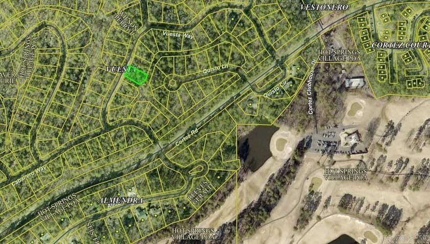 Welcome to Hot Springs Village, where nature and recreation meet! This beautiful vacant land is your opportunity to create the perfect vacation retreat or recreational home. Situated close to three stunning lakes—Lake Cortez, Lake Desoto, and Lake Coronado—this property is ideal for those who love boating, fishing, or simply relaxing by the water. It’s also a golfer’s dream, located less than a minute from Cortez Golf Course and just a few minutes from Desoto Golf Course, with multiple courses nearby. Surrounded by scenic mountain views and offering fresh, healthy air, this location provides the perfect balance of serenity and activity. Don’t miss out on this rare opportunity to build your dream home in a community that offers the best of lake life and golfing adventures!