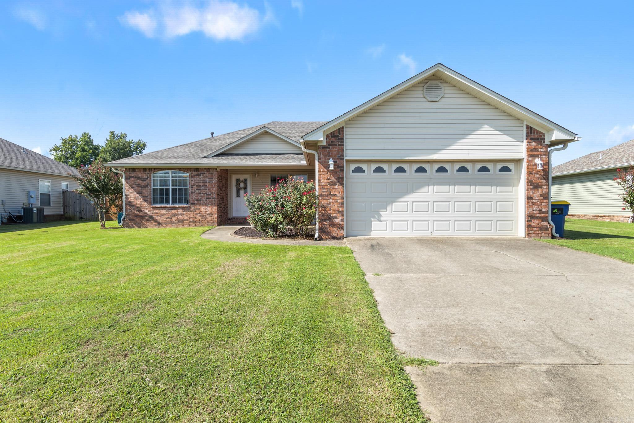 Location, Location, Location Cabot is calling you!! Welcome home to the Woodbridge subdivision. This split floor plan 3 beds/ 2 baths home features: New roof in 2023, home features hardwood floors in great room and entrance, Cathedral ceiling with a painted beam. A chef's kitchen and seating for all the family and cabinets galore, awesome breakfast bar and room for a huge dining table. Primary suite has his/her closets, spa tub, separate shower, and double vanity with make vanity station. This hidden gem comes with Newer Refrigerator, Washer and Dryer (all three make this true move-in ready home. Awesome fully fenced backyard with custom built oversized family gathering deck with pergola. Just make an offer and call your moving truck!!! SEE AGENT REMARKS
