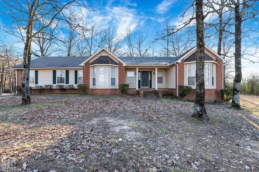 This Valley View home near Craighead Forest Park feels like HOME! Situated on a dead-end street atop .65 acres, this spacious 3/2 is anything but ordinary. The distinctive, long foyer offers an ideal space for a portrait wall, large art displays or cherished collections. Just off the foyer is a separate dining room framing a beautiful hilltop view from the bay window. The tone for the rest of the home is set by the warm wood floors, wood trim and inviting floor plan. The cozy gas fireplace adds a touch of comfort, perfect for relaxing nights inside. With plenty of room to grow and a split bedroom layout that feels homey yet expansive, this house may be the ideal place for your next chapter.