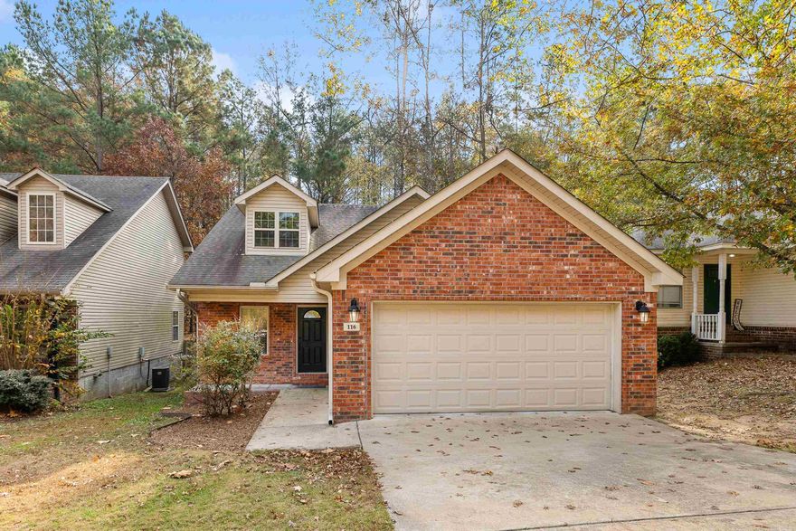 This well-maintained 3-bedroom, 2-bath home in Brady Meadows features a functional layout with the private primary suite on the main level, complete with a spacious bathroom, double vanities, and a large walk-in closet. The kitchen is equipped with granite countertops, stainless steel appliances, and a refrigerator that conveys, and it opens to both the dining area and the welcoming living room. Upstairs are two well-sized bedrooms and an additional full bath, offering comfortable space for guests or additional family members. With new vinyl flooring added in 2023, fresh paint throughout, and a large back deck overlooking peaceful wooded privacy, this home combines updates, comfort, and serene outdoor living.