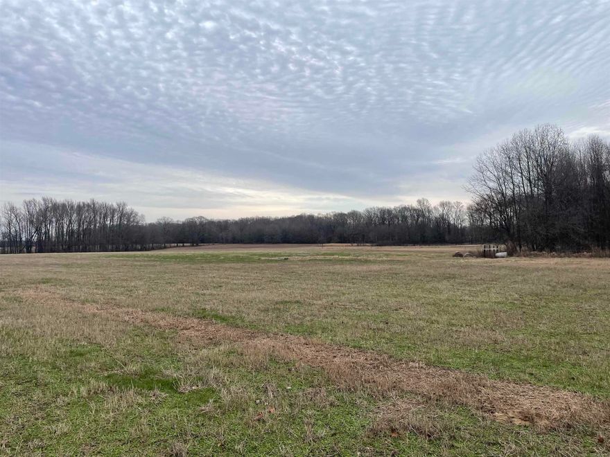 The building site of your  dream home awaits. This  location offers  large trees on part of the land  and a large open area previously used to hay, and pasture. This area is great for building or installing a premanufactured home.