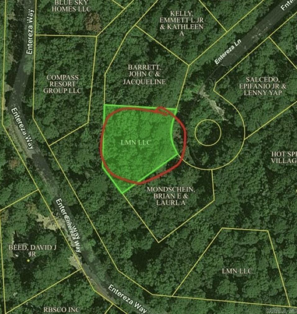 Land for sale in a beautiful gated area in Hot Springs Village.