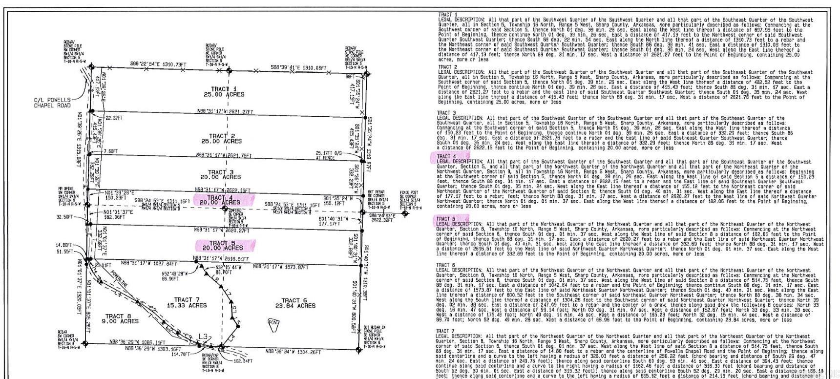 Metes & Bounds - Land