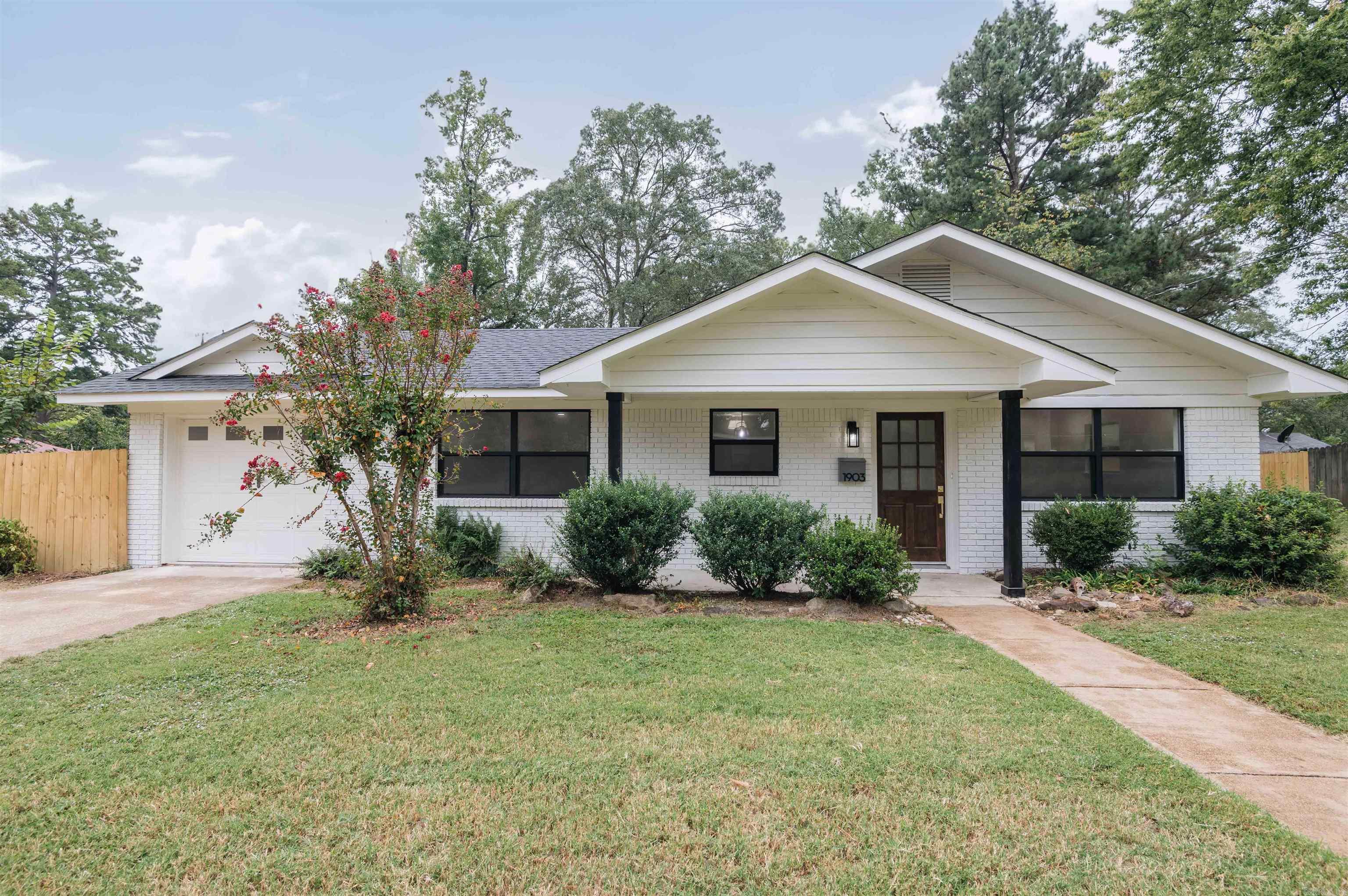 Completely remodeled home that is centrally located with in Arkadelphia! Enjoy brand new LVP flooring that runs through all areas of the home! Replaced multiple light fixtures within the home along with adding new recessed can lights in the home! Both bathrooms have been completely remodeled with quartz countertops, tiled showers, and brand new plumbing fixtures. Both the interior and the exterior has brand new paint! Kitchen was completely remodeled with quartz countertops, brand new stainless appliances, and tiled backsplash. All hardware interior and exterior was replaced. Roof was replaced in 2023.