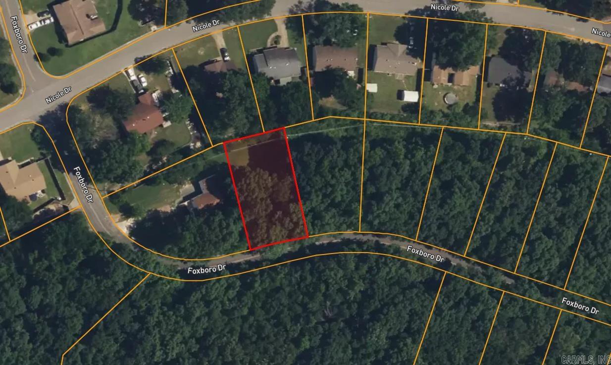 Residential lot in established Foxboro Subdivision.
