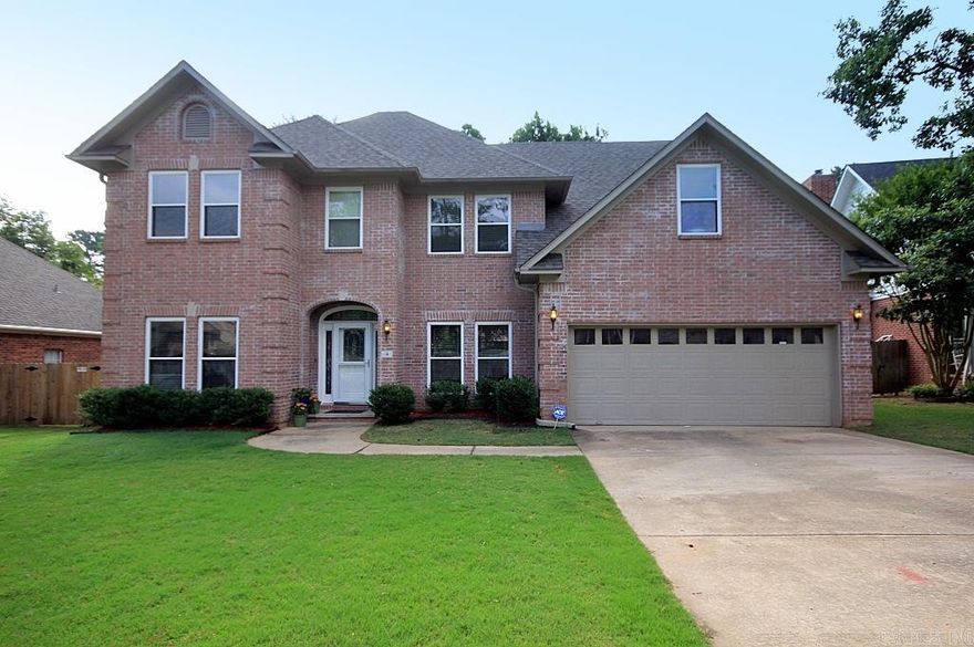 Traditional family home in Aberdeen. This 4 Bdrm 2 1/2 Ba two story features a wonderful screened in porch with hot tub as well as a projector & screen with surround sound. House has been maintained and has new wood floors, downstairs HVAC unit and new double oven range in 2015. Newer upstairs HVAC, hot water heater, dishwasher & disposal.  Master bath was renovated in 2009 and added heated tile floors.  All bedrooms upstairs are large with lots of natural light. Large backyard with green space.  Come see!