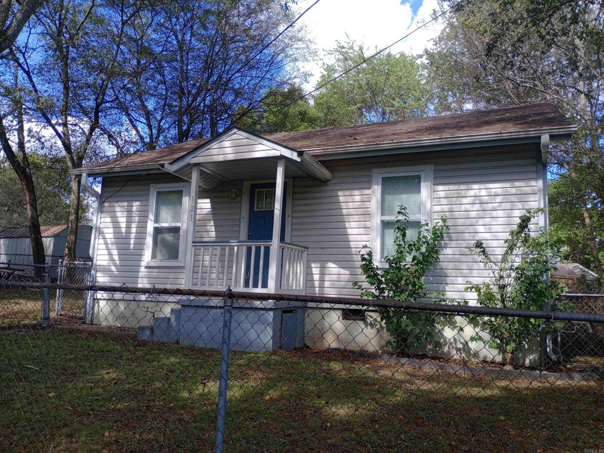 Great Starter Home or Rental! This home was completely remodeled in 2019 and had plumbing updates in 2020. The property is located in a great area on a quiet street with a fenced yard and an outside storage area. This home is in great shape and has lots of extras, like granite countertops and newer stainless steel appliances. Don't miss this affordable home, it will go fast!