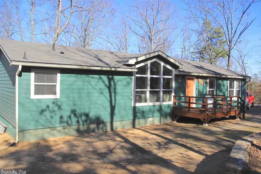 How would you like to live where deer & wild turkey roam? Located at end of country road, this Wye Mt property provides atmosphere of peace & quiet.  Lots of natural light in oversized windows.  Separate master suite.  New windows.  Large deck. Plenty of space for RV, boat, etc.  12x20 storage bldg.  Just 20 min from LR or 30 min from Conway.