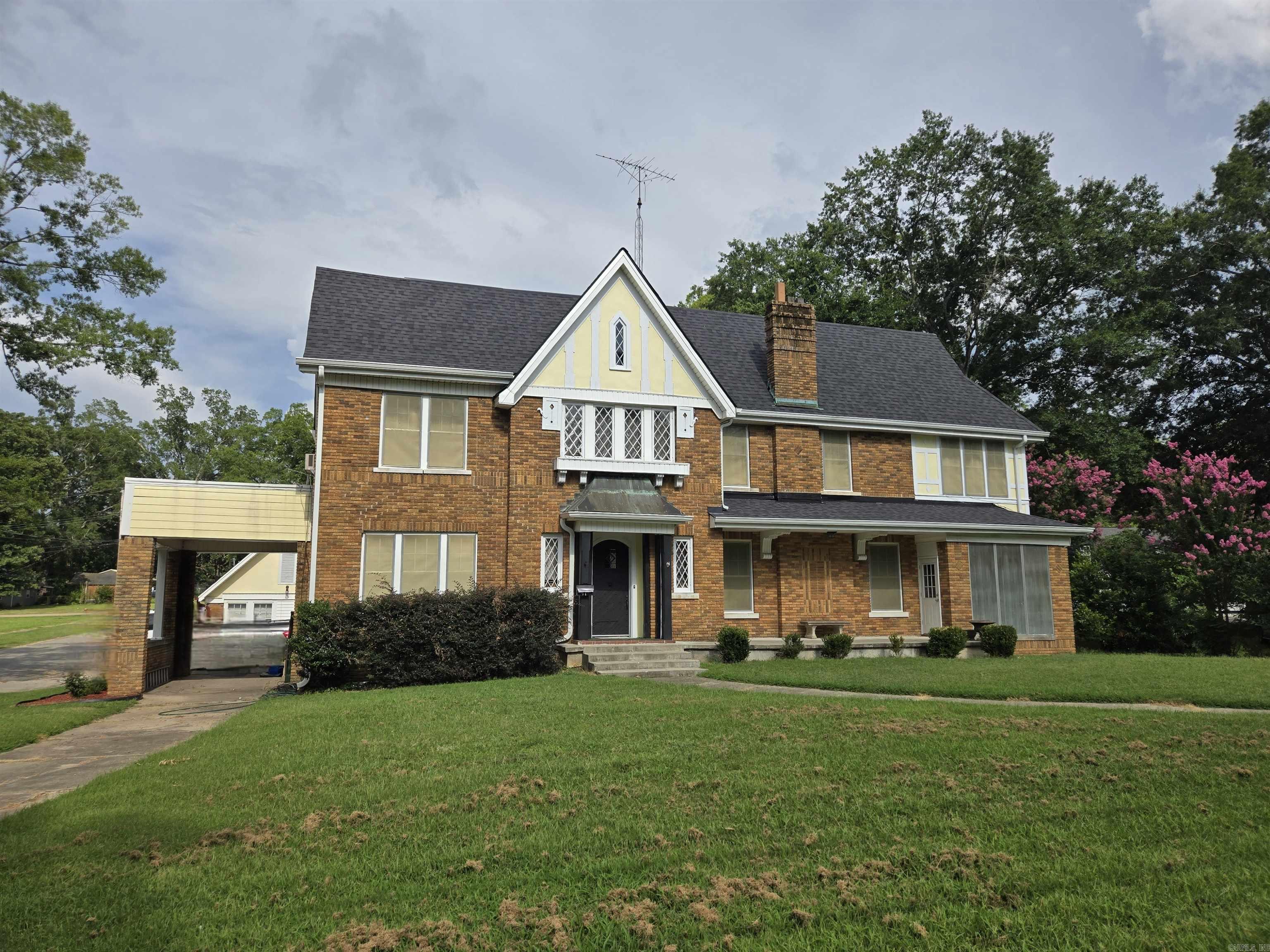 Beautifully Updated Historic Home with Modern Comforts situated in the heart of downtown Monticello. This well-maintained home features a spacious living room with high, wood ceilings, natural light, hardwood flooring and detailed woodwork that continues through out the home. There are 5 spacious bedrooms, 1 downstairs and 4 upstairs. On the main level you can enjoy an enclosed sunroom, a bonus room/office, large livingroom, kitchen and dining. Enjoy peace of mind with a new HVAC system, recently installed roof, gutters, and upgraded electrical system. The fully remodeled kitchen offers sleek cabinetry and modern appliances and the bathrooms have been updated down to the studs and subfloors. Outside, enjoy a newly planted flower garden in the fenced in backyard and a spacious deck for Friday night cook-outs or Sunday morning coffee. This one of a kind property would be perfect for either a new homeowner looking for historic charm or a beautiful investment property for someone wanting to start an AirBNB. Give me a call today to schedule a private showing!