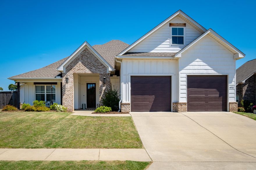 This custom-built Kensington Place home features 4 bedrooms, 2.5 baths spread out over 2200 sq. ft. with tons of storage and space throughout. The open floor plan boasts a large living room that flows into a chef's kitchen featuring quartz countertops, gas range, a pot filler, and a spacious island. Never run out of storage with the huge walk-in pantry, drop zone, and laundry connected to the primary suite.This thoughtfully designed layout offers the convenience of one-level living with the added bonus of a versatile upstairs space. The 4th bedroom with a half bath could be your private home office, a playroom, or a dedicated flex space. Step outside to the large, covered patio with a backyard that is perfect for year round outdoor living. New Luxury Vinyl Plank Flooring (2023). New upstairs mini-split (2023). This meticulously crafted home offers the perfect blend of style, functionality, and effortless living. Don't miss your chance to make it yours!