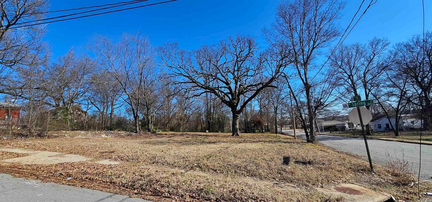 Great corner lot in a neighborhood with new construction In the area. A few blocks away from the growing SoMa district.  Combined with its neighbor at 2607 Spring st. (MLS 24003331) and you will have over a .25 acre corner lot for your new home!