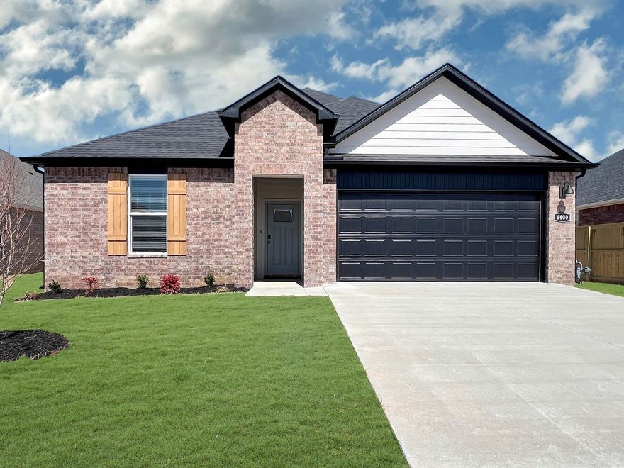 Charming Cali plan! Indulge in the ultimate living experience at The Reserve at Country Club. These meticulously crafted single-family homes are designed to offer unparalleled comfort, luxury, and convenience. Located on the serene southeast side of Maumelle, you will find yourself surrounded by breathtaking natural beauty, yet only minutes away from schools, world-class golf courses, and a plethora of dining options. Come and experience the lifestyle you've always dreamed of in a brand-new home in The Reserve at Country Club! These homes will be 4 sides brick! Living room will showcase a beautifully modern Electric Fireplace with brick surrounds and poplar mantle. Exquisite quartz counters in the kitchen and bathrooms, beautiful kitchen backsplash and 42'' cabinets. Primary bath features a walk-in shower with separate garden tub!  (per plan).  LVP flooring throughout. Tax amount TBD. HOA fees cover management and other. Photos are representative only and may vary as built. At the Builder discretion, some homes may just have a walk-in shower only and may have carpet.  Tax amount TBD. HOA fees cover management and other. Photos are representative only and may vary as built.