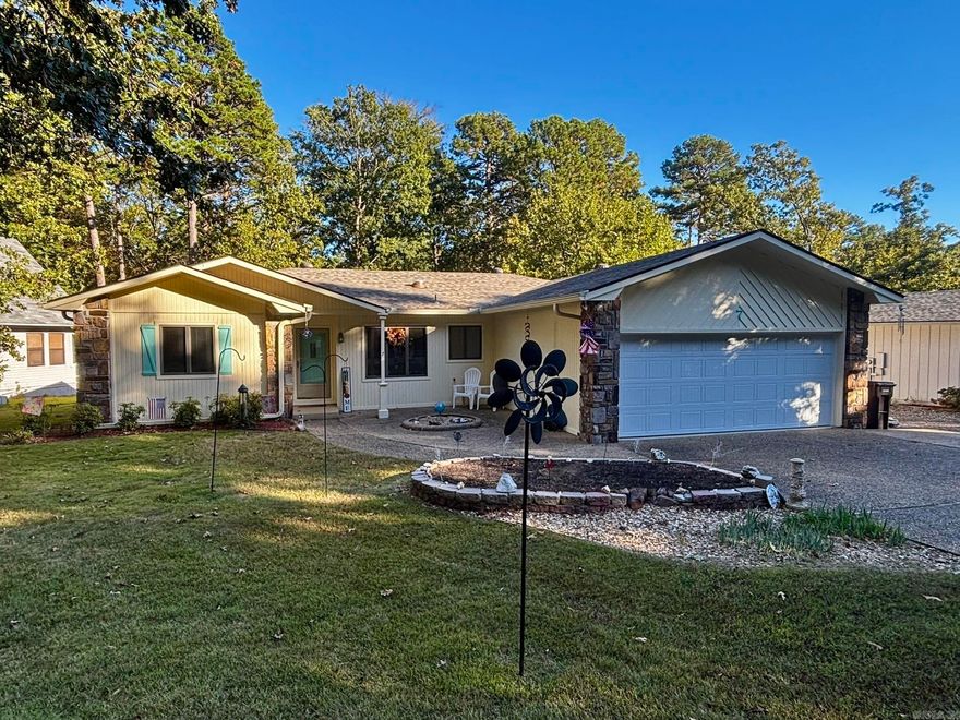 You will love this updated home near the West Gate!  Level lot with common property behind the home,  great quiet neighborhood.  Three bedroom two full baths and two car garage.  You won't believe all the extras in this home.  2019 new 50 gallon hot water heater, 2020 Guest Bathroom new tile, ceiling fan and light 2021. Kitchen new sink and garbage disposal, 2022 luxury vinyl flooring master and 2nd bedroom, 2022 painting kitchen and guest room, exterior painted, new ceiling fans master and 2nd bedroom.  2023 new garage door and controller, new kitchen stove, bathroom faucets upgraded.  2024 new roof and skylights/solar tubes, 2024 new heat pump, 2025 new Trex deck. House is wired for generator. There is a one-time $2,000.00 new member buy in fee for new property owners due at closing.
