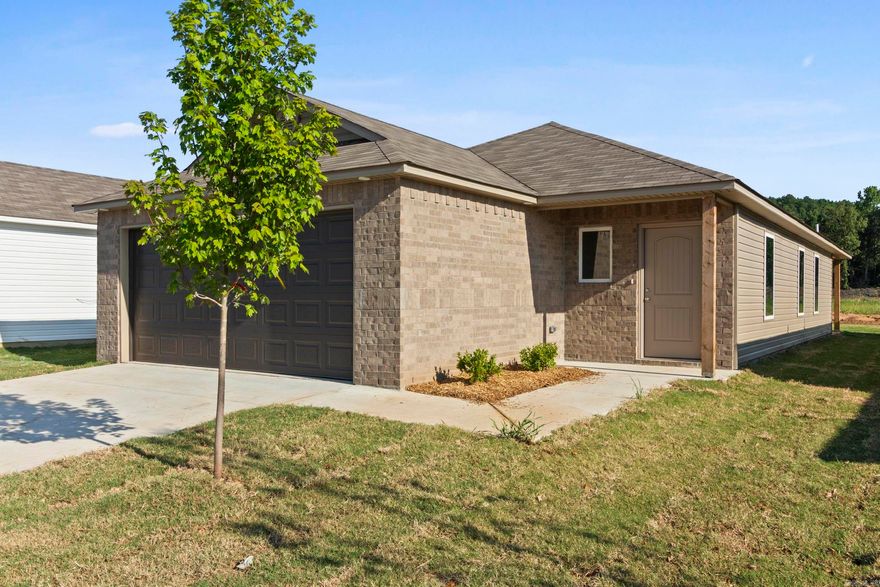 The Mitchell plan is a new favorite! The wet-area entry is perfect for wet shoes and dripping umbrellas. The entry leads to an open-concept Kitchen and the Living Room. The back door - which is close to the Master Bedroom - leads to a covered patio. Come see it today!  Valuable upgrades included: soaker tub/shower combo in Kitchen, plumbing faucet upgrade 2, 8" deep Kitchen sink, door bell, added cable jack, HVAC rigid duct upgrade, flush laminate bar top in Kitchen, Luxury Vinyl Plank flooring in wet areas, raised ceilings in Living Room per municipal requirements, fiberglass exterior doors, Cheyenne style doors, baseboards level 2, crown molding in Living Room and Kitchen and Dining and Master Bedroom, 25in wide attic stairs, LED disk lights in Kitchen, full sod, stainless steel appliance package.   ** AGENTS, PLEASE SEE SHOWING REMARKS OR AGENT REMARKS FOR VERY IMPORTANT INFORMATION. **  THIS HOME IS SCHEUDLED TO BE COMPLETE IN LATE JUNE.