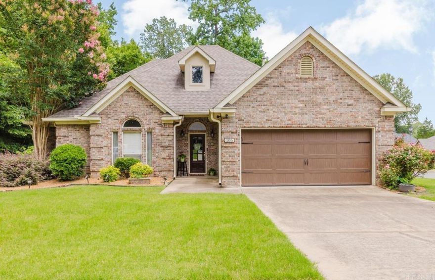 Don't miss this opportunity to own this well maintained, all brick home in Silver Springs. Located on a corner lot with one side of the home facing green space its guaranteed to bring you peace and quiet. As you walk through the front door you are greeted with a granite fire place with large windows on each side. Features include: Gorgeous crown molding, like new flooring, quartz countertops (2021), new HVAC (summer 2025), split floor plan with vaulted ceilings in primary bedroom and 1 of the guest bedrooms, large arched windows, whirlpool tub and separate tiled walk in shower, pantry, and covered patio. This well loved home is move in ready. Neighborhood amenities include: golfing, club house with restaurant, pickle ball courts and pool. Schedule a private showing today!! Agents See Remarks