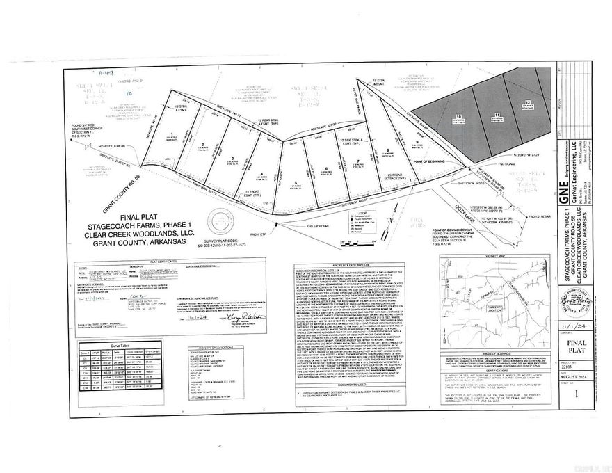 ACREAGE LOTS IN SHERIDAN SCHOOLS, ALL LOTS ARE AT OR OVER TWO ACRES EXCEPT LOT 18, WHICH IS 1.92