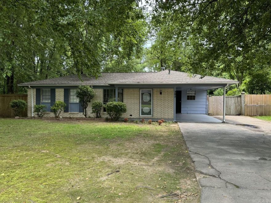 This house is an oasis of privacy and comfort located at the end of a peaceful cul- de-sac adjoining a sprawling field. The beautifully landscaped lot not only enhances privacy but provides ample shade ideal for enjoying outdoor activities and summer barbecues.  Remarkable storage in this 1264 sq ft home which includes a convenient 7'x10' storage room off the spacious bonus room off the back of the house. The primary bedroom and 2nd bedroom provide a Jack n Jill 1/2 bath. The second bedroom has built in shelving as well as a closet, and the 3rd bedroom is adjacent to the full bath in the hall. Plenty of parking and an RV Pad.  Recent upgrades include a new roof, hot water heater and stove all less than a year old. Additionally a new dishwasher and bath tub were installed this year.