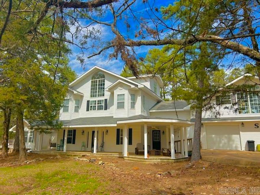 This 4244 sq ft home sits on 5 beautiful acres, located between Historical Calico Rock and Mountain View, (The Folk Music capital of the World). Enjoy direct access to the White River just down the road which is perfect for trout fishing and kayaking.The property backs up to the National Forest, offering awesome opportunities for hunting and hiking. There is also a spring and small waterfall and cave actually on the property. With 6 bedrooms and 4 and 1/2 bathrooms, this home has plenty of room for family and guests and lots of storage. A seperate Mother-in-Law suite ensures privacy and comfort for visitors and would even make a great rental space. There is geothermal heat installed for comfort and keeping the costs down. Lots of opportunities with this beautiful property. Call today for your very own tour. Being shown by appointment only.