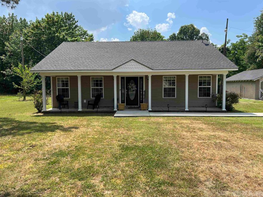 Cute country home sitting on 1.5 acres sitting in Hazen. This home features a detached garage/shop as well as a fenced in back yard. It has a new sidewalk in the front and new patio slab in the back, new HVAC in 2021, new roof on house and garage/shed in 2023, and new cabinet paint in 2022! This home is the perfect place for a first time home buyer or an investor!