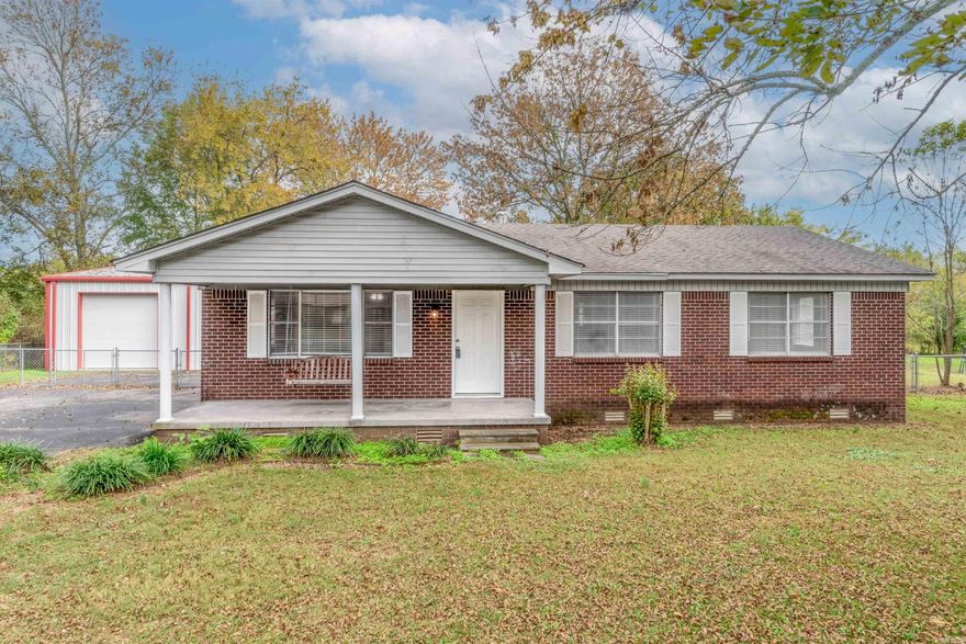 Move-in ready and full of charm! This updated 2-bedroom, 2-bath home sits on a spacious .45-acre lot in the quiet Village of Enola, Arkansas. You’ll love the open floor plan, fresh finishes, updated flooring, and bright kitchen designed for comfort and easy living. Both bedrooms are nicely sized, offering plenty of space for family or guests. Enjoy the large yard—perfect for pets, gardening, or relaxing outdoors. The property also includes a large red-iron constructed shop, ideal for storage, projects, or a home business. Recent updates make this home low-maintenance and ready for its next owner. Convenient location with small-town charm and beautiful country views. Don’t miss this rare Enola find—schedule your showing today!