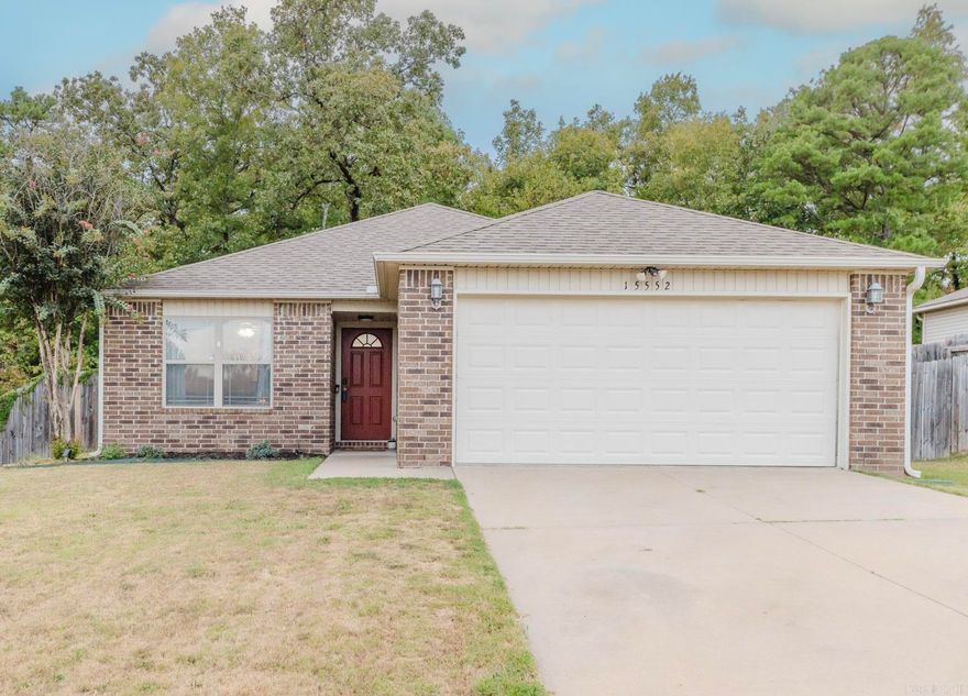This inviting 3-bedroom, 2-bathroom home is located in the highly sought-after Bryant School District and offers just under 1,200 square feet of living space. Built in 2012, it features an exceptionally large primary bedroom for its size. The fully fenced backyard provides a great space for outdoor activities and pets. Conveniently located less than 3 miles from the interstate, this home allows easy access to Little Rock, Benton, and Bryant, making it perfect for commuters. Priced at $185,000, it's a great opportunity in a market where turnkey homes under $200,000 are hard to find. Don’t miss out on this affordable, well-located home!