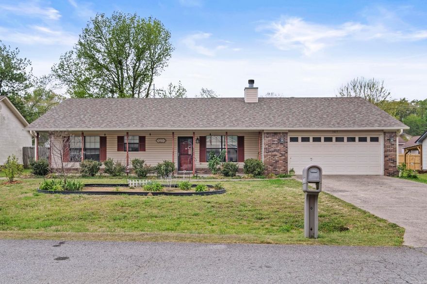 Your buyers need to see this home-it won't last long! Cute, well maintained & move in ready! Many great features including plenty of storage--walk in closets in each bedroom, coat & linen closet in hall, lots of kitchen cabinets. Large walk in closet in master bedroom, Master bath has new Re-bath walk in shower. Large front porch, fenced-in backyard with large shed. Gutters with LeafGuard. Fridge stays, washer/dryer can be negotiated with acceptable offer.