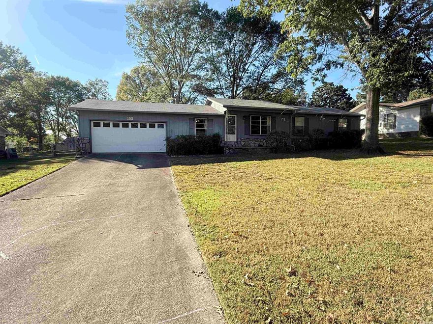 Opportunity knocks in Hot Springs, Arkansas! This 3-bedroom, 2-bath home offers 1,404 sq ft of potential in a desirable, established neighborhood. Built in 1977, it's ready for your updates and personal touch to fit your lifestyle. The spacious layout provides a great foundation to create your ideal living space. Features include a 2-car garage, mature trees, and a peaceful setting with easy access to local parks, schools, shopping, and dining. Whether you're a first-time buyer, investor, or looking to customize your forever home, this is your chance to make something truly special. Don’t miss out—bring your vision and make it shine!