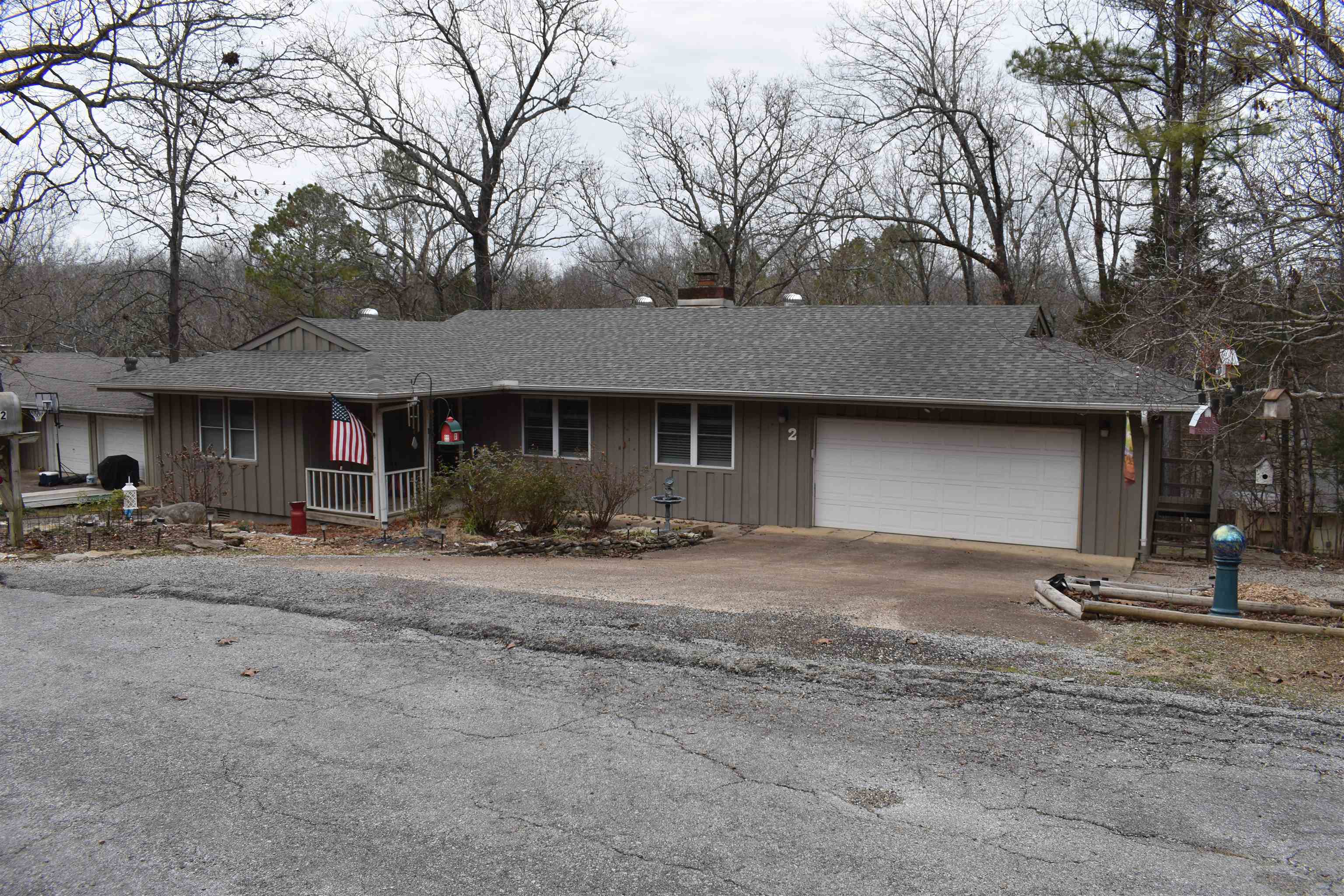 This property is within walking distance to golf course, close to S. Fork River.This is a great home is in move in condition. There are many amenities including several lakes for recreational family fun, swimming, fishing, floating and more.This home has been well cared the 2 car garage has storage space, the galley kitchen has new quartz countertops, & ceramic backsplash, new refrigerator, gas stove, dishwasher and microwave, and large pantry, the breakfast area looks out the backyard with shade and flowers. The lot that is behind the house is included. The second living area is on the back of the house and opens to the deck. The two bedrooms are large and both have two closets, there is a handicap accessible bathroom complete with a sit-down, walk in tub. The 2nd bath is by back door. There is a water softner that the current ownders don't use, but will be left, the house is protected by a full house Generac generator that automatically comes on when power goes off.