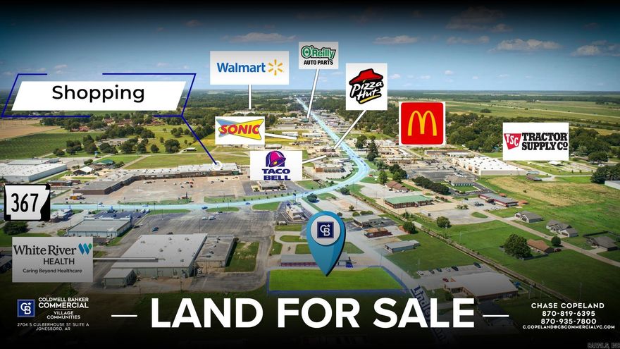Coldwell Banker Commercial is pleased to present 0.60 acres along Lindley Lane in Newport, Arkansas. Strategically located directly behind Newport Family Care - White River Health, this site offers an excellent opportunity for development. Its proximity to the hospital makes it an ideal location for a medical office, healthcare-related facility, or service-based business looking to benefit from nearby institutional traffic.