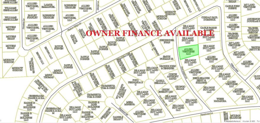 Owner-finance or cash. Area has water tap-in available, septic needed, propane needed, power available and great area amenities. Great for cabins & Airbnb investors. Simple owner-finance terms. Owner/Agent. Discount for purchasing 10 or more lots.  Parcel# 800-12336-000