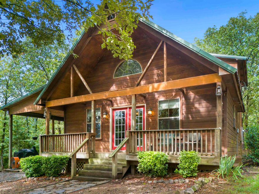 Nestled in the woods, you will find this charming 3 bed, 2 bath cabin. Your new home sits on just over an acre. Wildlife abounds with deer, geese, bear, and turkey. Location is prime, as you're just outside of Greenbrier city limits, moments from everything in town, and only 30 minutes from Greers Ferry Lake. Be sure to check the links to see the 3D tour, and the aerial video.