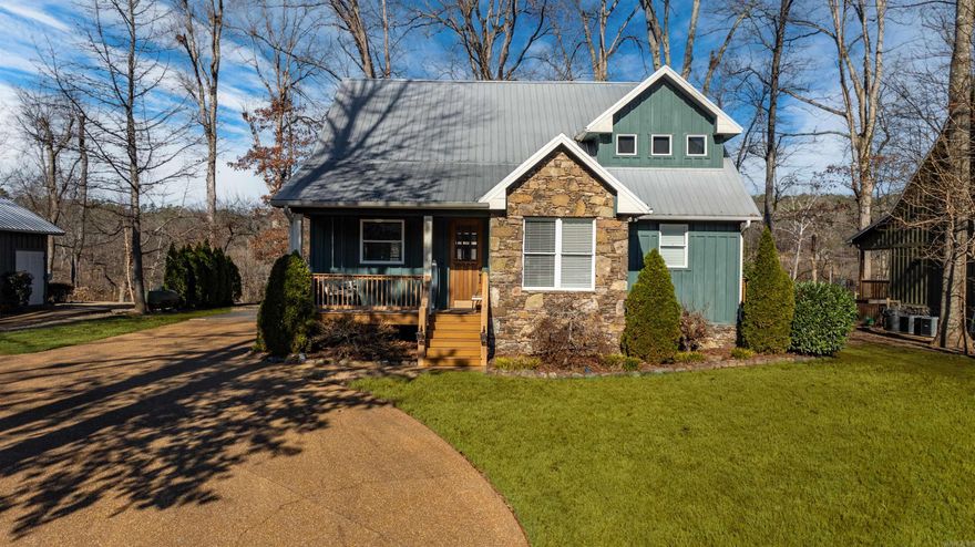 Stunning 2014 Craftsman-Style Home on Little Red River with a new Private Boat Dock.  Nestled along the serene Little Red River in Heber Springs, this beautiful furnished home offers a perfect blend of timeless design & modern amenities. Situated in a coveted gated community, this property features breathtaking views of Little Red River right outside your door. The open-concept floor plan seamlessly combines style and functionality with vaulted wood ceilings & rock fireplace. Enjoy peace of mind in a secure, private community with well-maintained streets and common areas and take advantage of the community’s sparkling pool, perfect for relaxing or entertaining with  family and friends. The home boasts updated appliances, a spacious kitchen with ample storage, and luxurious finishes throughout. Perfectly positioned for those who love outdoor activities, from boating and fishing to hiking and exploring. Whether you're seeking a peaceful retreat or an active lifestyle on the water, this home offers the best of both worlds. Don’t miss your chance to own a piece of paradise on the Little Red River—schedule your showing today!
