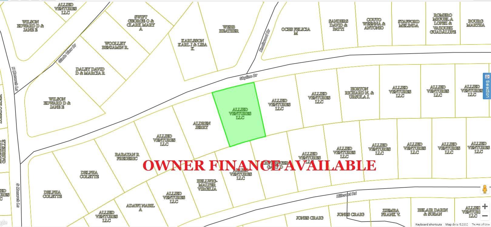 Owner-finance or cash. Area has water tap-in available, septic needed, propane needed, power available and great area amenities. Great for cabins & Airbnb investors. Simple owner-finance terms. Owner/Agent. Discount for purchasing 10 or more lots. Parcel# 800-05680-000