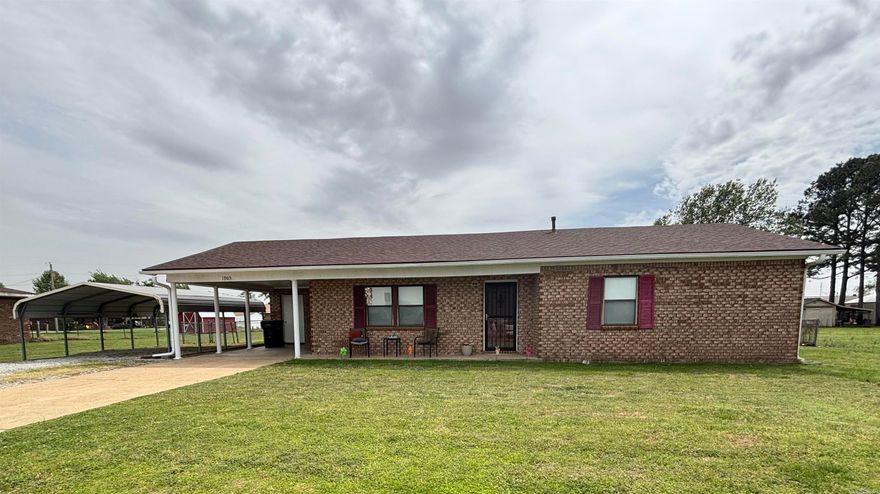 This lovely brick home is the perfect blend of comfort and convenience, ideal for those seeking a move-in ready home. The property offers two large bedrooms equipped with ample closet space, ensuring a comfortable living environment for individuals, couples, or small families. This home boasts a large living room which opens up into the dining area, offering a great space for everything family and friends. This home has been well maintained and is ready for immediate occupancy. Enjoy peace of mind with its solid brick construction and thoughtful features both inside and out. The spacious backyard, fully surrounded by a chain-linked fence, is the perfect setting for relaxing and family cookouts.