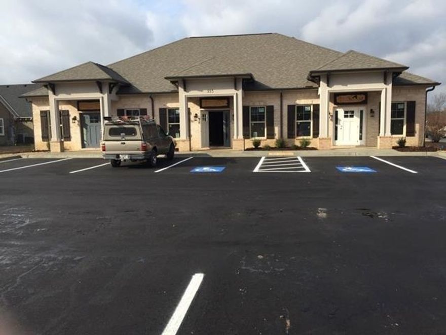 New property with beautiful finishes.  Perfect for your new office!  Two offices, reception/conference area, bathrooms, break room.