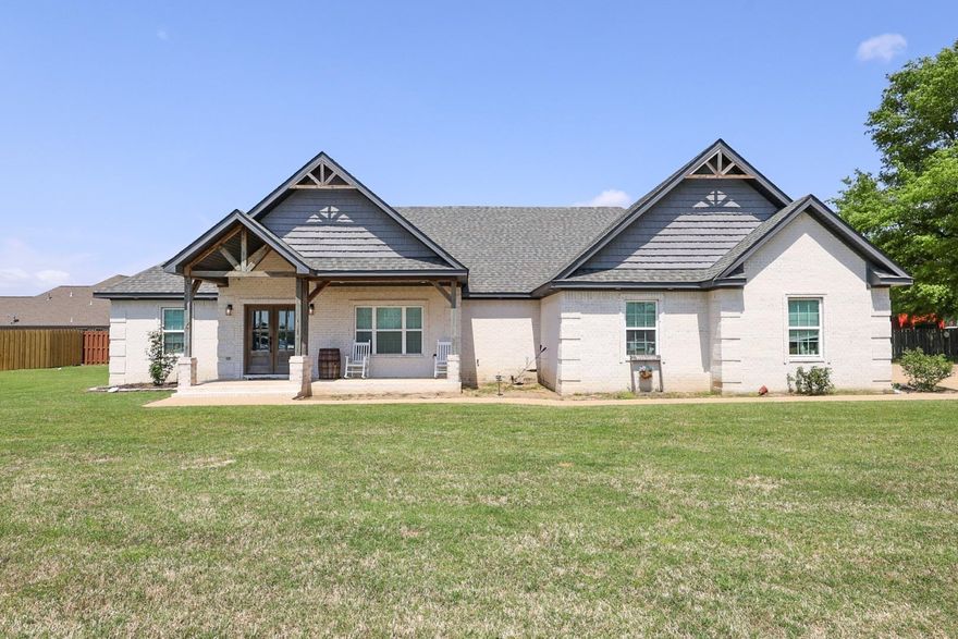 Welcome to your dream home in the heart of Trumann! Built in 2020, this stunning residence combines contemporary design with thoughtful features to create the perfect living space for families, entertainers, and pet lovers alike.  Step inside to discover an open-concept layout featuring a beautifully updated kitchen with high-end finishes, a spacious walk-in pantry, and plenty of room to gather around the island. The primary suite is a true retreat, complete with a large walk-in closet and a spa-like bath.  One of the standout features of this home is the dedicated dog room, perfect for keeping your furry friends happy and organized.  Outside, enjoy the expansive 0.75-acre lot offering plenty of space to stretch out and enjoy the outdoors. The large fenced-in backyard is perfect for kids, pets, and entertaining—complete with a gorgeous patio that’s ideal for grilling, relaxing, or gathering with friends.  A 3-car garage provides ample storage for vehicles, tools, and recreational gear.  With its modern style, spacious layout, and unique touches, this home offers the perfect blend of comfort and versatility. Don’t miss the chance to make it yours!