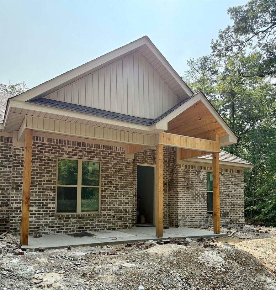 Welcome to this brand new construction home within the beautiful, gated community of Hot Springs Village! This home offers 4 spacious bedrooms, with 2 bathrooms. The exterior of the home is fully brick, and there will be a fireplace on the back porch that will make outdoor entertaining ideal. The interior boasts an open floor plan with quartz countertops, custom cabinetry throughout and a custom tile shower. This home is perfectly located being just steps away from Balboa golf course. There is still time to pick a few features if you call soon! Estimated completion is July 1, taxes is on lot only.