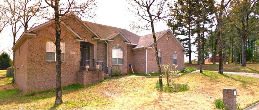 Impeccably maintained and freshly owner remodeled semi-open floorplan brick home. All new ceiling to floor paint, new waterproof / pet proof flooring throughout, fully updated kitchen & fixtures with granite countertops, under lighting on freshly painted cabinets, and new stainless appliances. Large pantry and laundry room. New roof, new wood fence, and freshly painted large deck in the backyard. This carpet free home feels brand new in a great and desirable neighborhood!  Clamshell tray ceiling in primary bedroom, dual walk-in closets, jetted soaker tub, subtle crown lighting, and dual vanities in the ensuite.