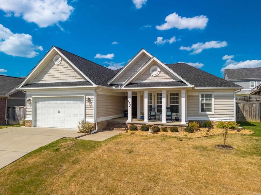 Discover refined living in this meticulously maintained residence located within the established Richland Hills community. This 4-bedroom, 2-bathroom home offers an exceptional floor plan designed for both sophisticated entertaining and comfortable daily living. The heart of the home is a spacious open-concept living area, anchored by a stately floor-to-ceiling stone fireplace. The kitchen is impressively equipped with updated appliances and transitions seamlessly into the dining and living spaces. The primary suite serves as a private retreat, featuring an expansive bathroom complete with a generous walk-in shower. Extending the living space outdoors, the property features a manicured, fully fenced backyard and a private back patio area. Significant updates include a roof replacement completed within the last 18 months.