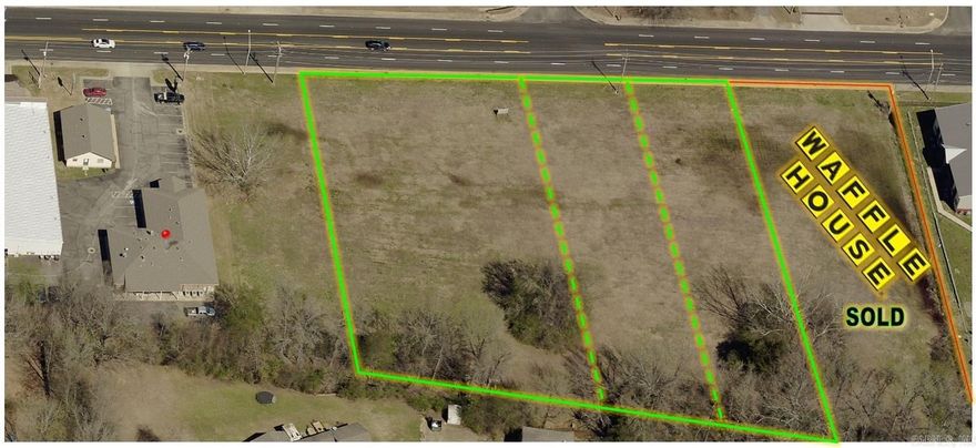 vacant lot sold to Waffle House Corporate