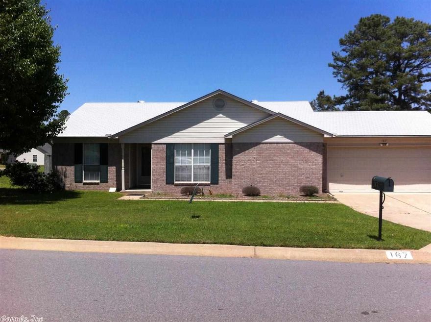 Cute!  Cute! Cute!  Awesome neighborhood, corner lot.  Nice size rooms, fireplace, and deck. Big back yard.